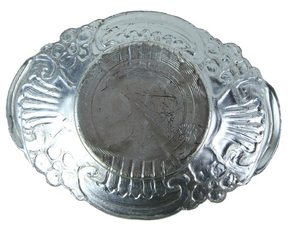 IMMAGNE DI GESU' EUCARISTICO DORATA, CORNICE ARGENTATA, cm 8.5x6,5 | Immagine Gallery 1