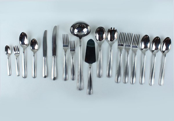 SERVIZIO POSATE X 12 SAMBONET ACCIAIO 18/10 VINTAGE 106 PEZZI …