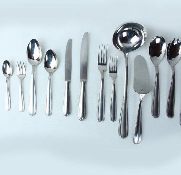 SERVIZIO POSATE X 12 SAMBONET ACCIAIO 18/10 VINTAGE 106 PEZZI …
