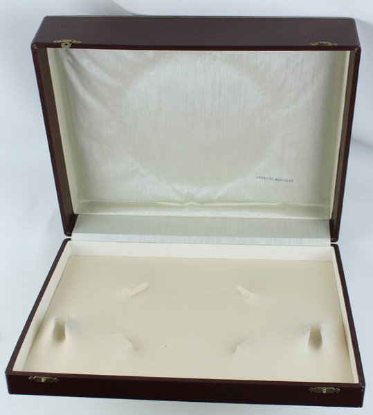 INSALATIERA VINTAGE ARGENTO 800/1000 E CRISTALLO NELLA SCATOLA ORIGINALE (tutto …