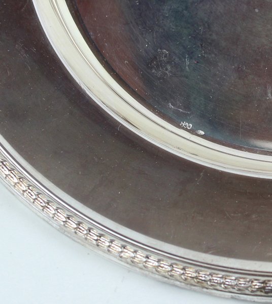 INSALATIERA VINTAGE ARGENTO 800/1000 E CRISTALLO NELLA SCATOLA ORIGINALE (tutto …