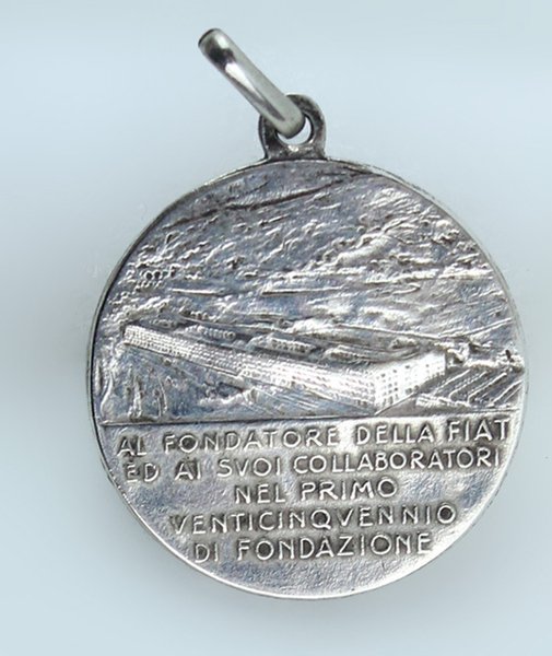 Medaglia originale: GIOVANNI AGNELLI MCMXXIV