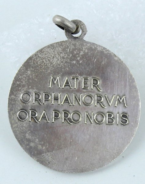 MEDAGLIA VINTAGE "MATER ORPHANORUM ORA PRO NOBIS"