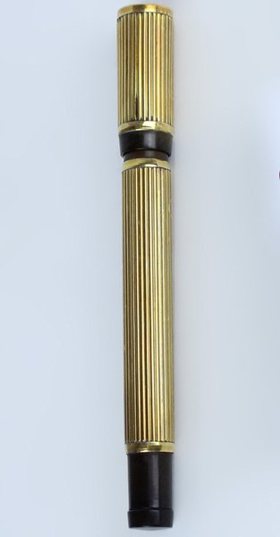 PENNA STILOGRAFICA LAMINATA ORO 18 KR pennino rientrante, ORO 14 …