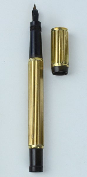 PENNA STILOGRAFICA LAMINATA ORO 18 KR pennino rientrante, ORO 14 …