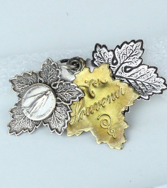 CIONDOLO VINTAGE SOUVENIR IMMACOLATA (apribile).