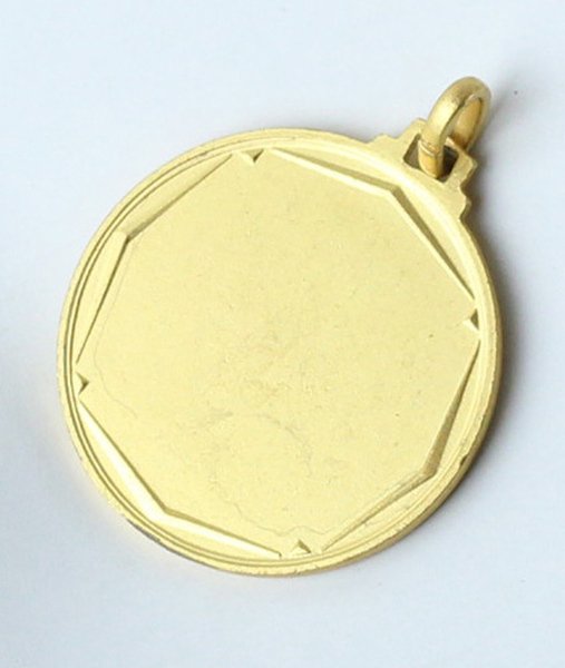 MEDAGLIA ATLETICA METALLO DORATO DIAMETRO MM 28