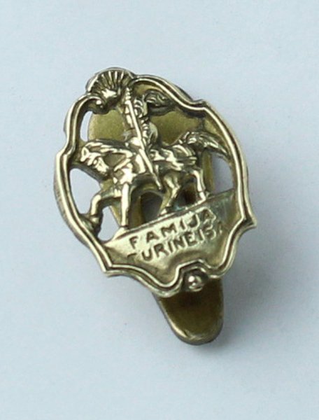 DISTINTIVO DA BAVERO "FAMIJA TURINEISA" vintage