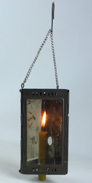 LANTERNA RIPIEGABILE PRIMA GUERRA MONDIALE lume tascabile da alpinista | Immagine Gallery 3