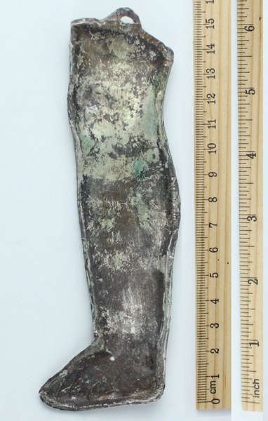 EX VOTO VINTAGE ARGENTATO CM 16 | Immagine Gallery 2