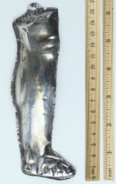 EX VOTO VINTAGE ARGENTATO CM 16 | Immagine Gallery 4