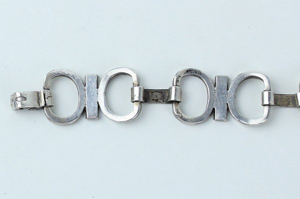 BRACCIALETTO ARGENTO E SMALTI vintage cm 17 | Immagine Gallery 4