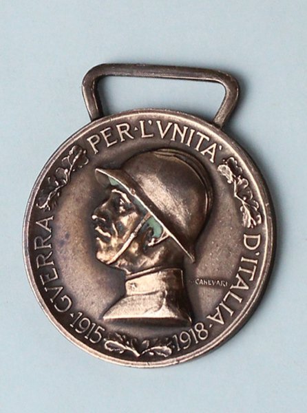 MEDAGLIA: GUERRA PER LìUNITA' D'ITALIA 1915-1918 / CONIATA NEL BRONZO … | Immagine Gallery 2