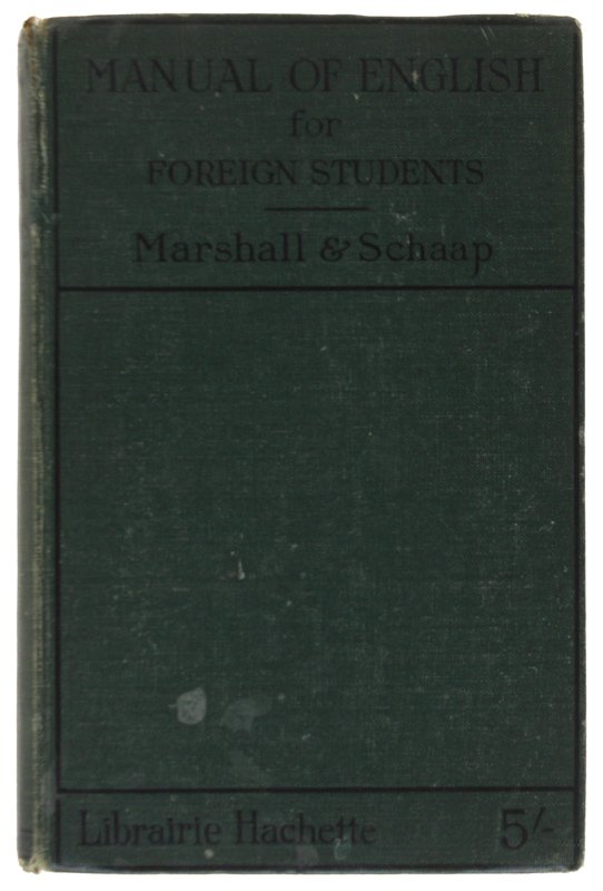 A MANUAL OF ENGLISH FOR FOREIGN STUDENT - Fourth EditionSeller …