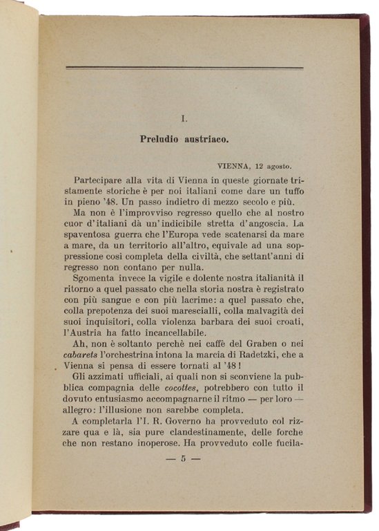 A TRAVERSO SETTE POPOLI IN GUERRA. Visioni e impressioni di …