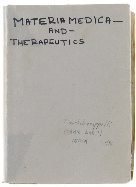 A TREATISE ON MATERIA MEDICA AND THERAPEUTICS,: INCLUDING PHARMACY, DISPENSING, …
