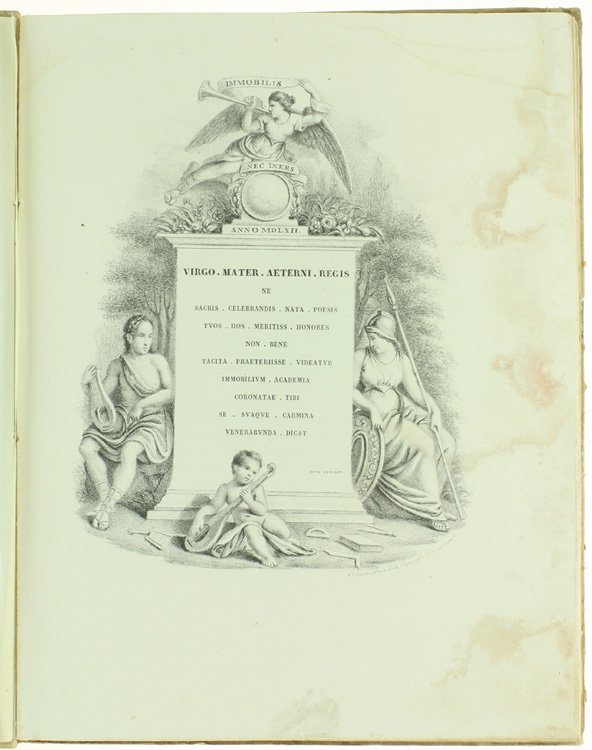ACCADEMIA DEGLI IMMOBILI del secolo XIX. Coll. VII.