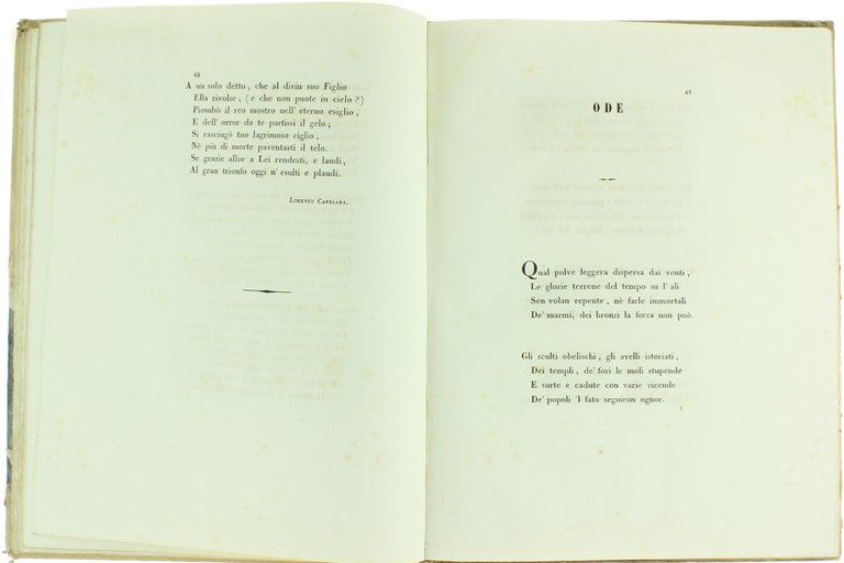 ACCADEMIA DEGLI IMMOBILI del secolo XIX. Coll. VII.