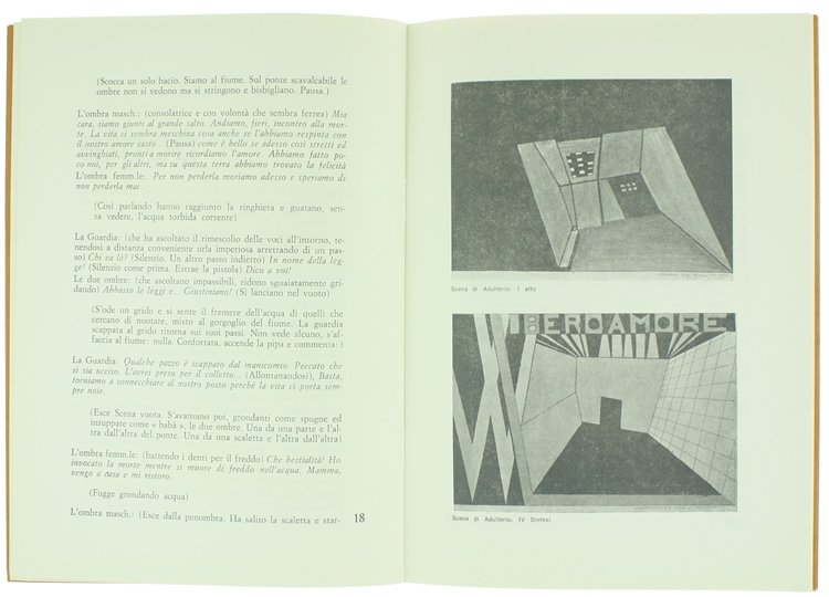 ADULTERIO - PONTE - PRONTO. Sintesi teatrali.