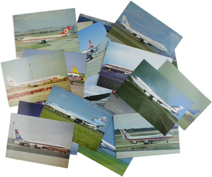 AEREI DI LINEA, AIRBUS, POSTBUS, CARGO - 35 CARTOLINE.