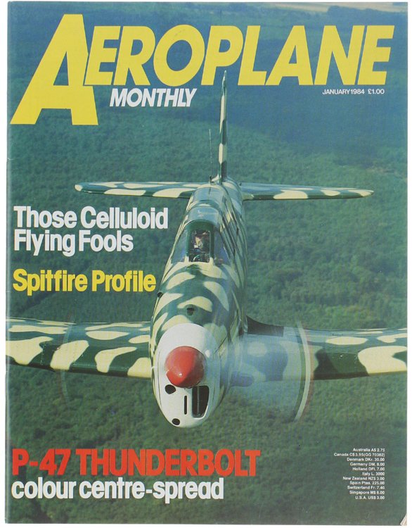 AEROPLANE MONTHLY - January-December, 1984 - Complete Year of 12 …