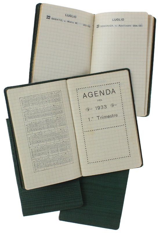 AGENDA PEL 1933 (in 4 volumetti)