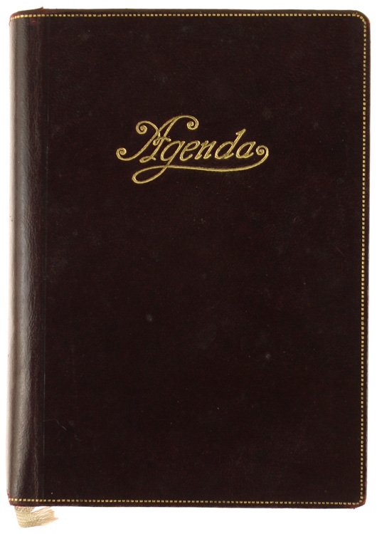 AGENDA PER L'ANNO 1936-XIV E.F. [mai usata, nuova: splendido volume]