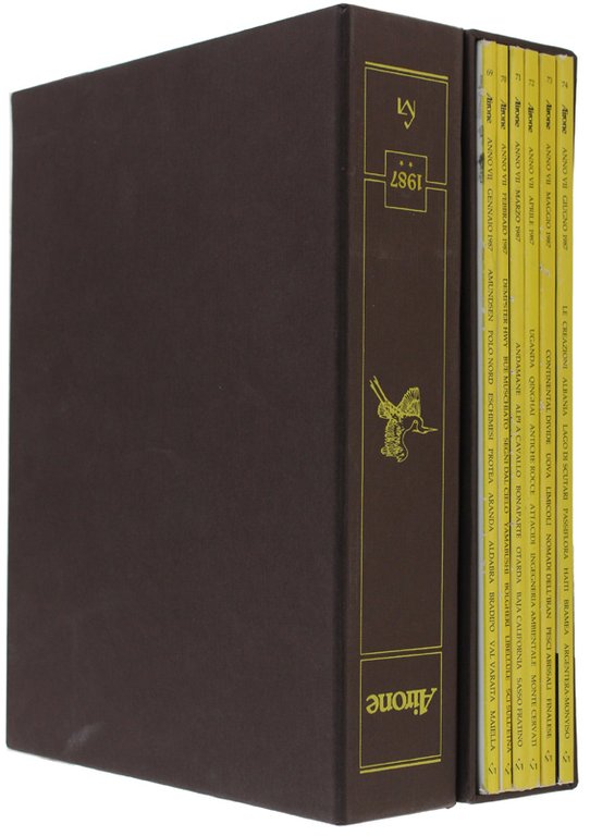 AIRONE. Annata 1987 completa - in 2 cofanetti raccoglitori editoriali …