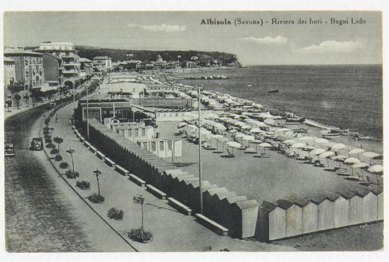 ALBISOLA (Savona). Riviera dei fiori - Bagni Lido (Cartolina).