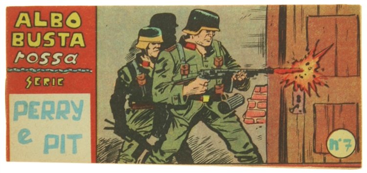 ALBO BUSTA ROSSA - SERIE PERRY E PIT. N. 7.