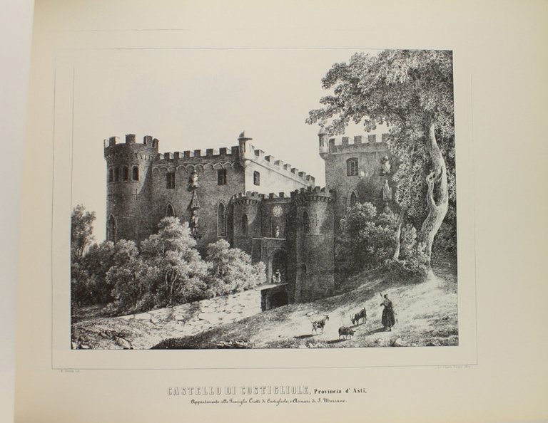 ALBUM DELLE CASTELLA FEUDALI DELLA MONARCHIA DI SAVOIA. Con notizie …