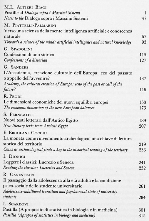 ALMA MATER STUDIORUM. Rivista scientifica dell'Università di Bologna. 1990 Anno …