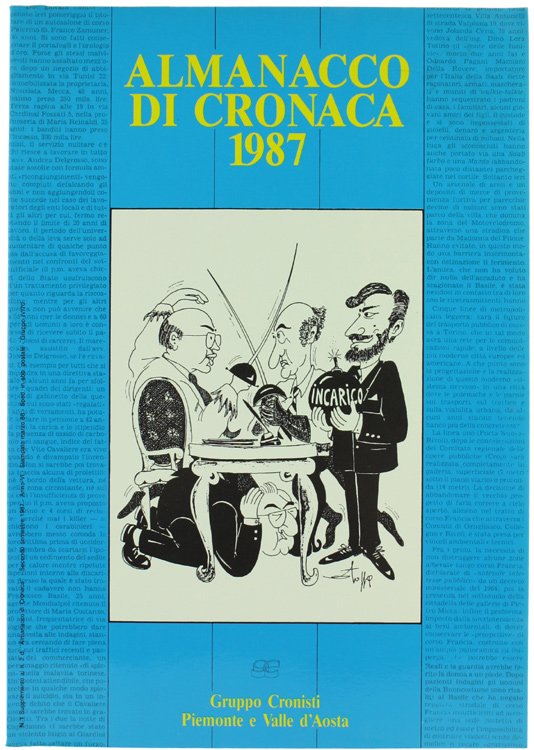 ALMANACCO DI CRONACA 1987. Piemonte e Valle d'Aosta.