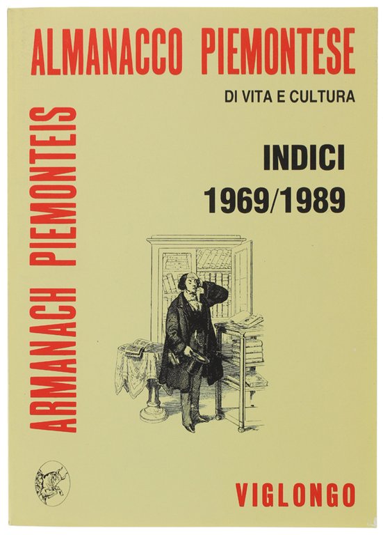 ALMANACCO PIEMONTESE - INDICI 1969/1989.