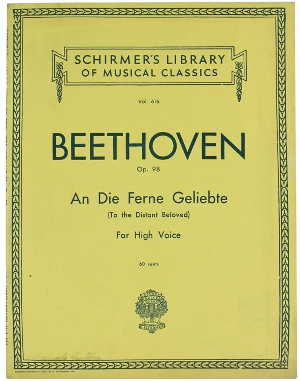 AN DIE FERNE GELIEBTE (To the Distant Beloved) Op. 98 …