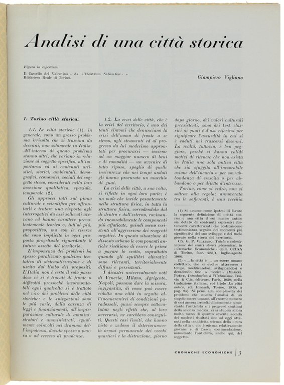 ANALISI DI UNA CITTA' STORICA. (Stralcio).