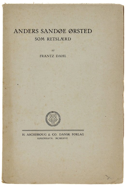 ANDERS SANDOE ORSTED SOM RETSLAERD.