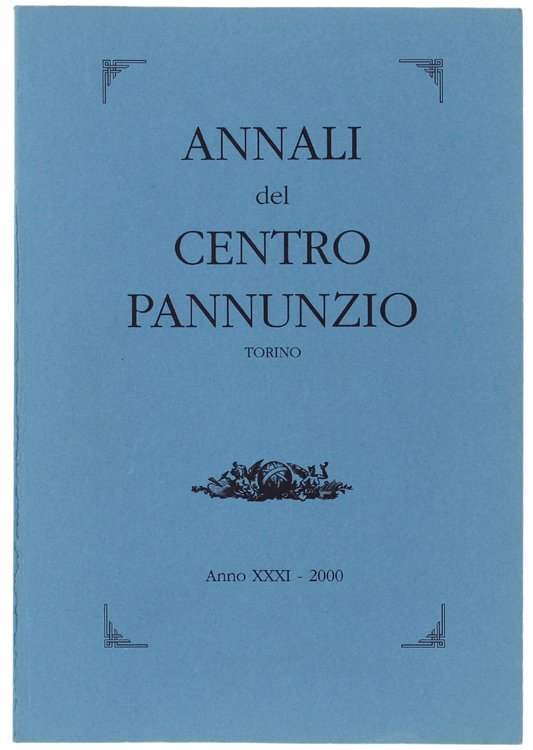 ANNALI DEL CENTRO PANNUNZIO. Anno XXXI - 2000