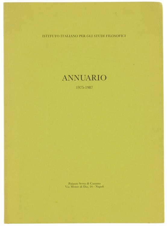 ANNUARIO 1975-1987.