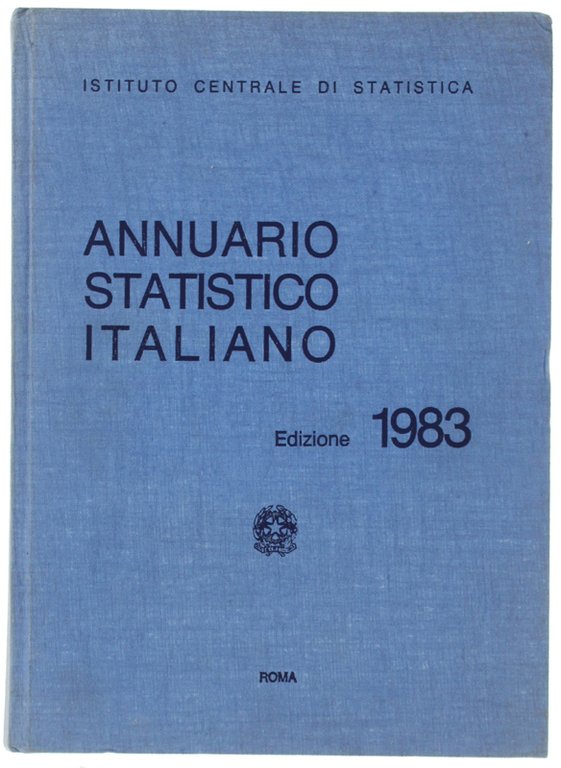 ANNUARIO STATISTICO ITALIANO edizione 1983.