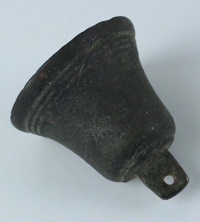 ANTICA CAMPANELLA CAMPANA BRONZO CON BATACCHIO ORIGINALE. | Immagine Gallery 6