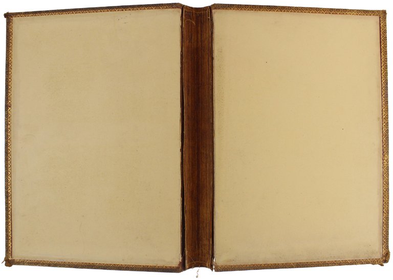 ANTICA COPERTINA LEGATURA ORIGINALE 1844 PIENA PELLE DECORATA ORO cm …