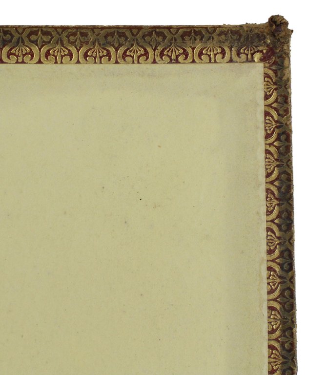 ANTICA COPERTINA LEGATURA ORIGINALE 1844 PIENA PELLE DECORATA ORO cm …