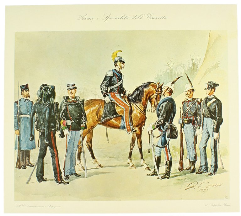 ANTICHE UNIFORMI DI ARMI E SPECIALITA' DELL'ESERCITO DAL 1885 AL …