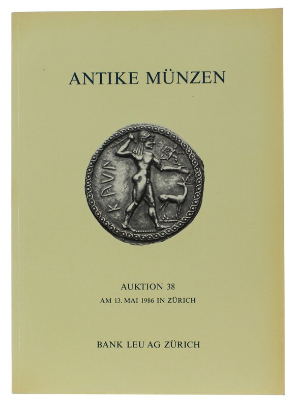 ANTIKE MUNZEN . Auktion 38 : Am 13 Mai 1986 …