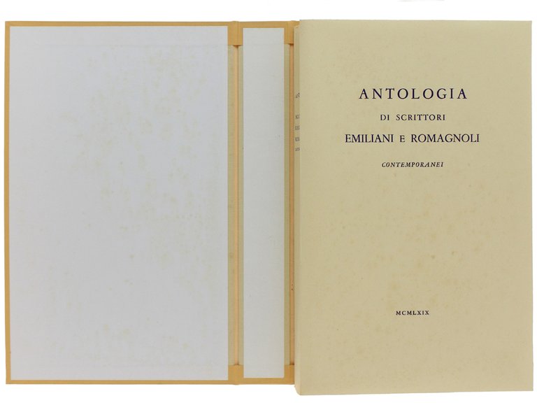 ANTOLOGIA DI SCRITTORI EMILIANI E ROMAGNOLI CONTEMPORANEI.