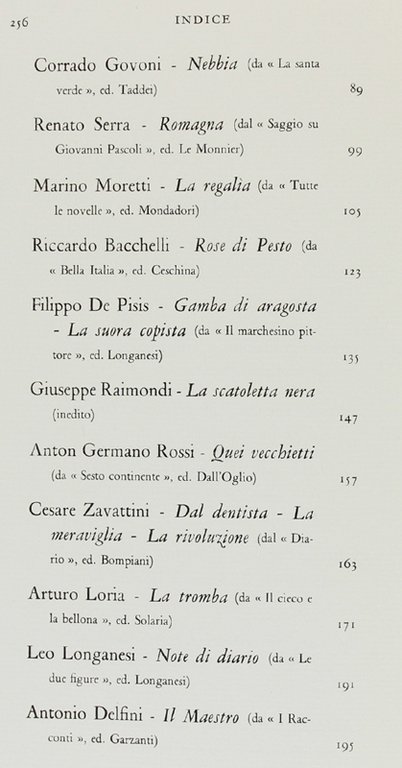 ANTOLOGIA DI SCRITTORI EMILIANI E ROMAGNOLI CONTEMPORANEI.