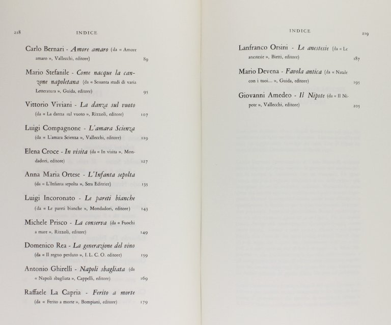 ANTOLOGIA DI SCRITTORI NAPOLETANI contemporanei.