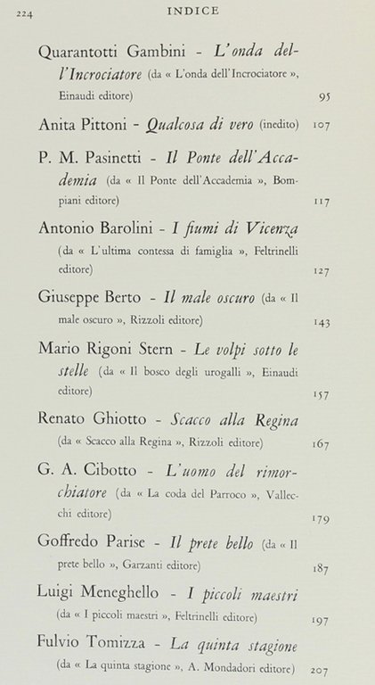 ANTOLOGIA DI SCRITTORI VENETI CONTEMPORANEI.
