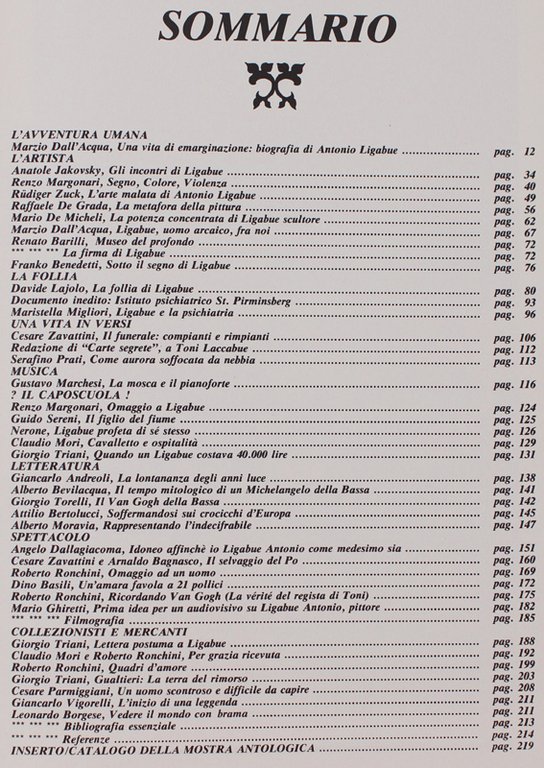 ANTONIO LIGABUE - Mostra Antologica (31 Gennaio - 4 marzo …